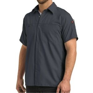 Red Kap Men’s Short Sleeve Performance Plus Shop Shirt M